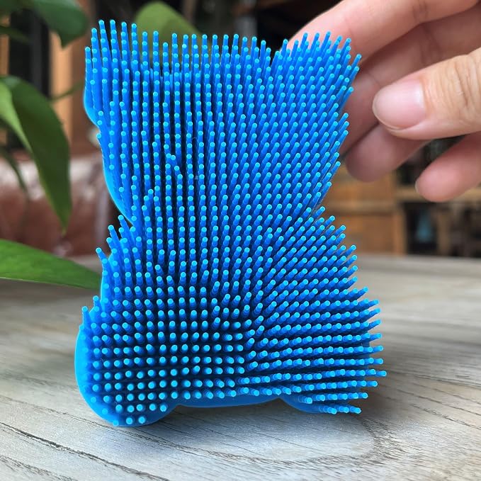 Premium Sensory Brush for Kids or Autism, Soft Silicone Body Scrubber, 2 in 1 - Image 2
