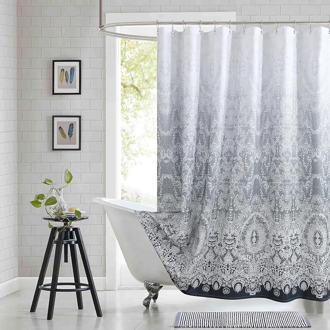 78 Inch Long Shower Curtain by BESTRIPES