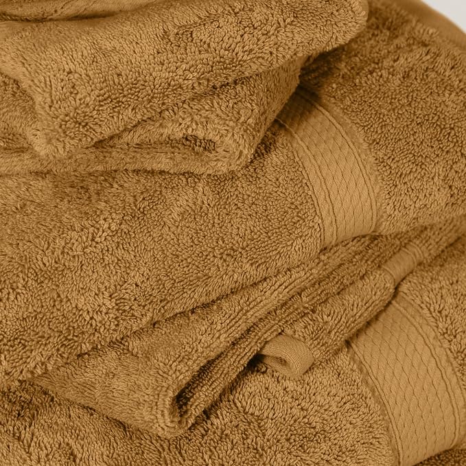 Superior Egyptian Cotton Pile 6-Piece Towel Set, Includes 2 Bath, 2 Hand - Image 7