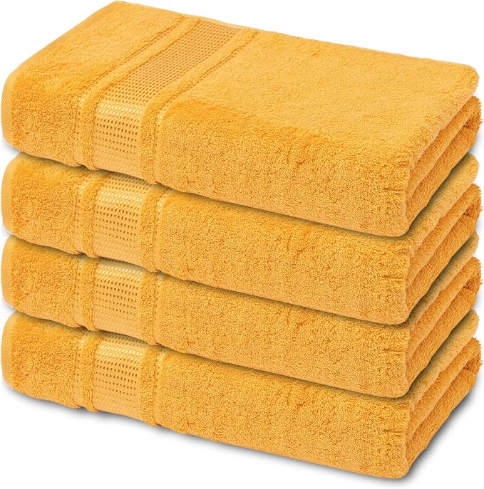 Melissa Linen, Fingertip Towels 4 Pack, 100% Turkish Cotton, Small Hand Towels - Image 5