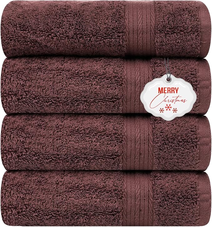Ample Decor 100% Cotton Bath Towel by AmpleDecor