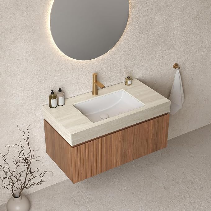 Ambrovina 36" Floating Bathroom Vanity - Image 6