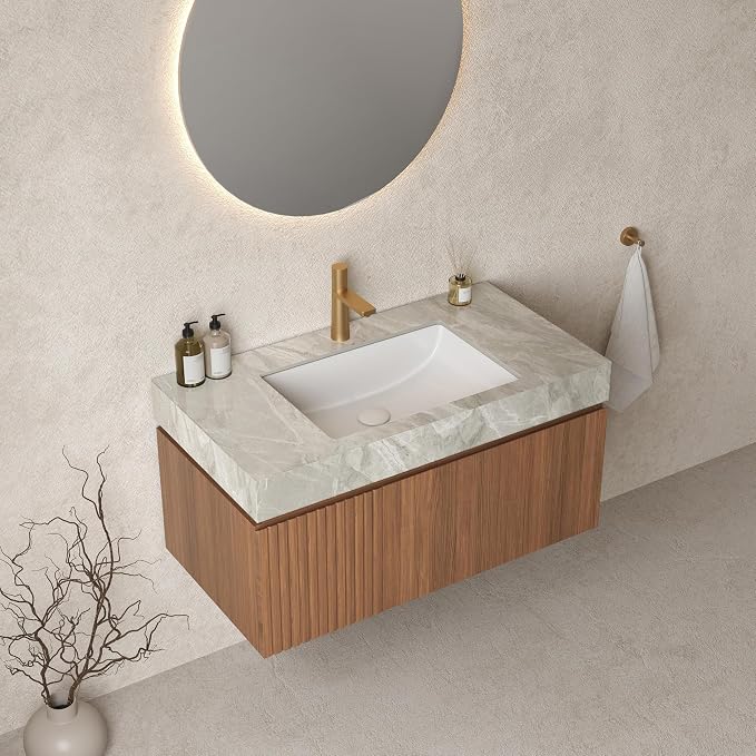 Ambrovina 36" Floating Bathroom Vanity - Image 6