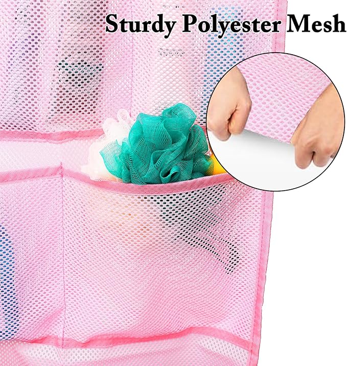 Mesh Shower Caddy Hanging, Quick-Drying Shower Organizer - Image 3