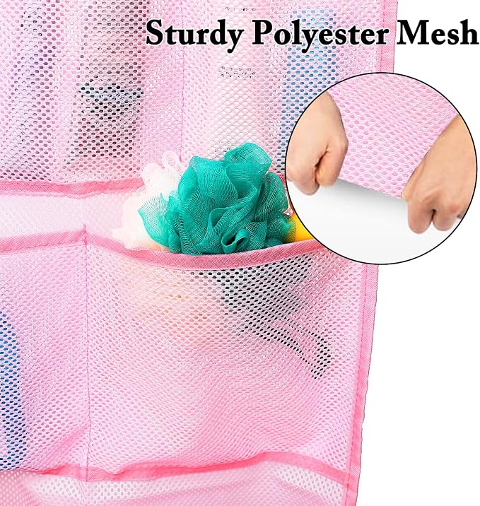Mesh Shower Caddy Hanging, Quick-Drying Shower Organizer - Image 3