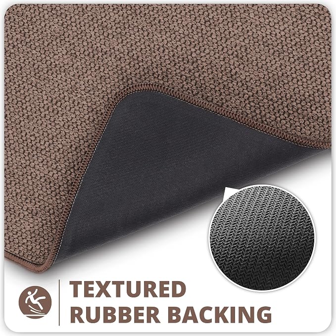Bath Mat, Ultra Thin Bathroom Rugs, Rubber Bath Mats - Image 4