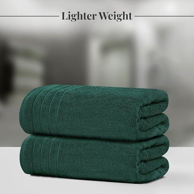 Tens Towels Pack of 4 Extra Large Bath Towels 30 x 60 Inches, 100% Cotton - Image 2