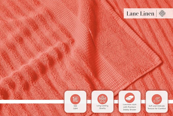 LANE LINEN Bathroom Towels Set - Image 4