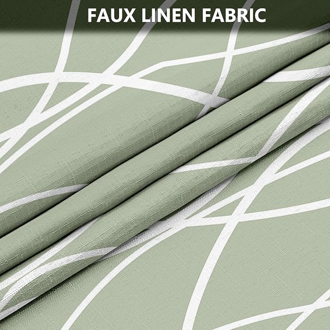 Tititex Morden 140gms Faux Linen Fabric Bath Shower Curtain Set Textured Fabric - Image 3