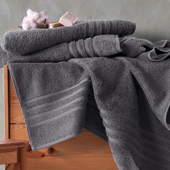 Hawmam Linen Jumbo Large Bath Sheets Towels 2 Pack Soft and Absorbent - Image 5