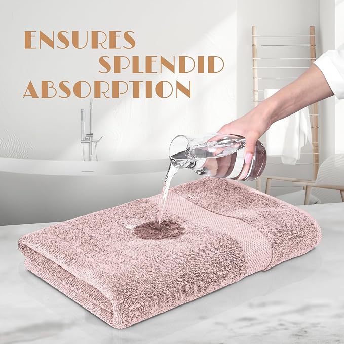 White Classic Luxury Soft Bath Sheet Towels - Image 5