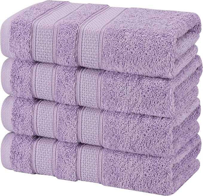 American Soft Linen Salem 100% Cotton Turkish 4 Piece Hand Towels - Image 5
