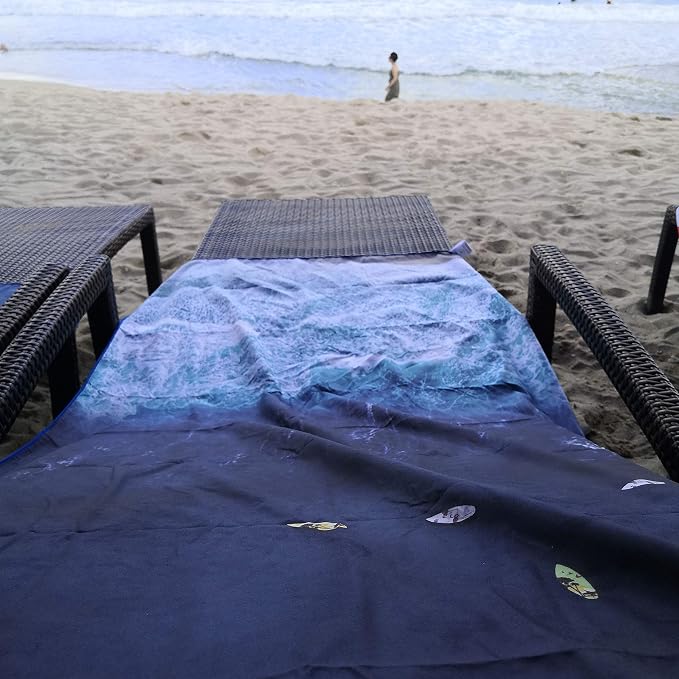 4Monster Microfiber Beach Towel Quick Dry, Super Absorbent Lightweight Travel - Image 6