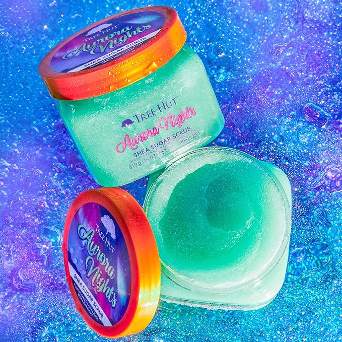 Tree Hut Aurora Nights Shea Sugar Scrub, Exfoliating, Hydrating & Moisturizing - Image 5