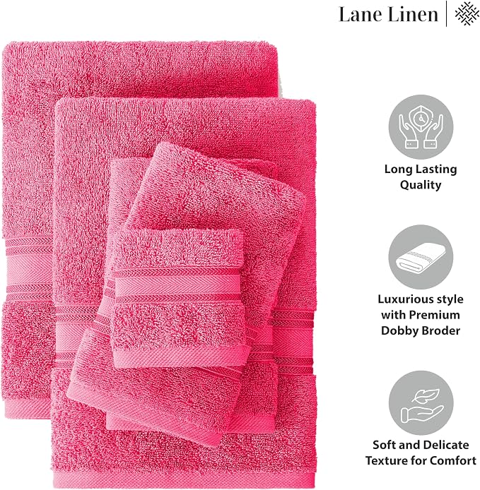 LANE LINEN Luxury Bath Towels Set - Image 6