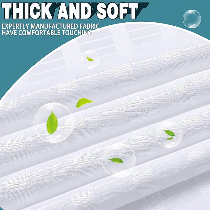 Conbo Mio Extra Wide No Hook Shower Curtain - Image 5