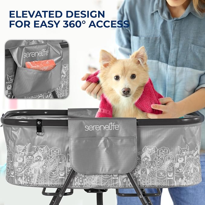 SereneLife Portable Dog Bath Tub - Image 3