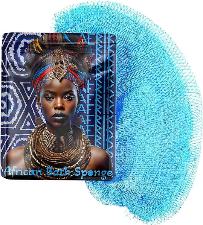 AFRIKI African Net Sponge – Exfoliating Body Scrubber, All Skin Types | 45 in by AFRIKI