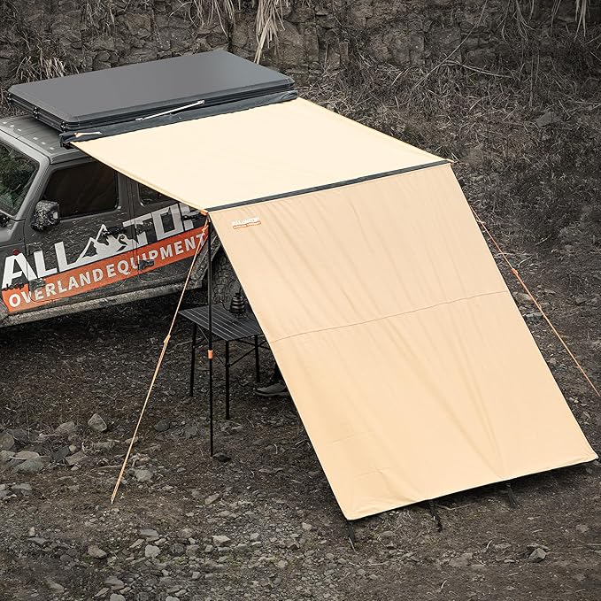 ALL-TOP Awning Wall Universal Multi-Side, 8.2ft x 8.5ft, Waterproof Ripstop by ALL-TOP4X4
