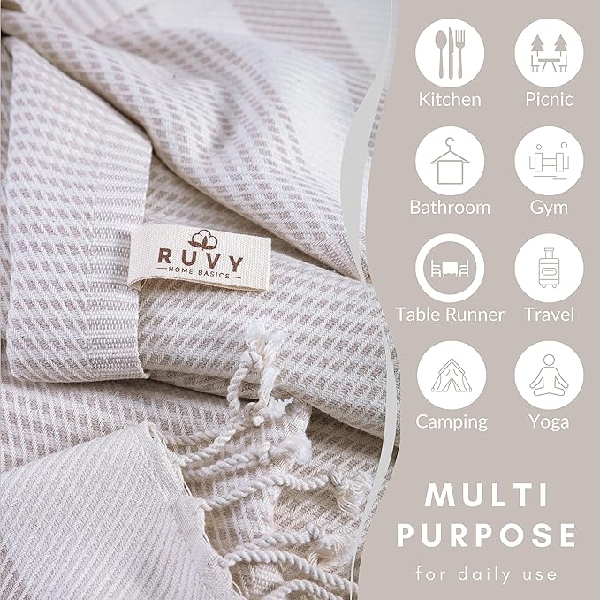 Ruvy Home Basics Turkish Hand Towels - Image 4
