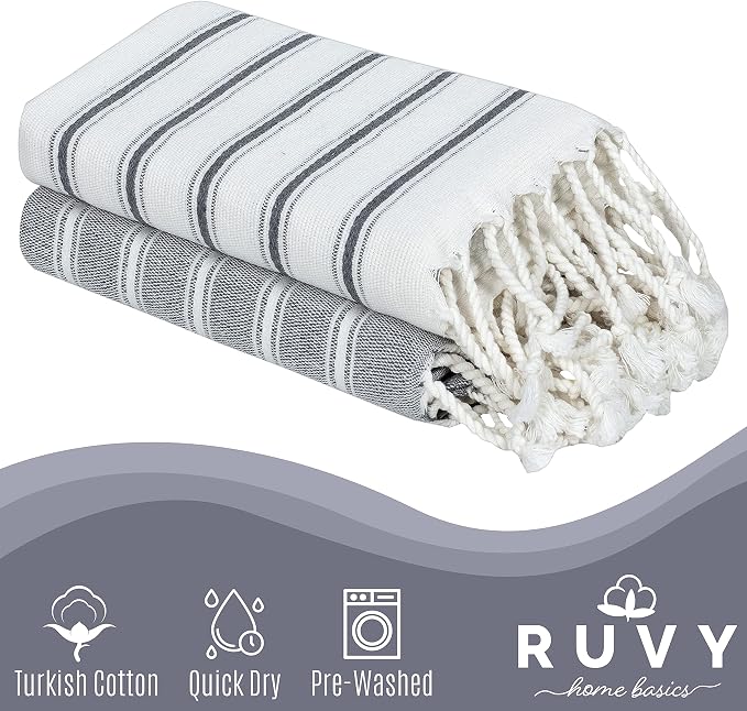 Ruvy Home Basics Turkish Hand Towels - Image 2