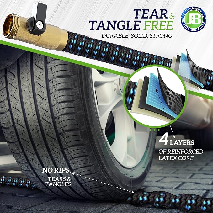 J&B XpandaHose 75ft Expandable Garden Hose - Image 7