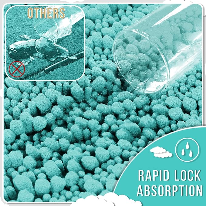 Yimobra Bathroom Rugs Non Slip Washable - Image 5