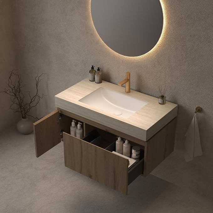 LKTART Floating 36 Inch Bathroom Vanity - Image 8