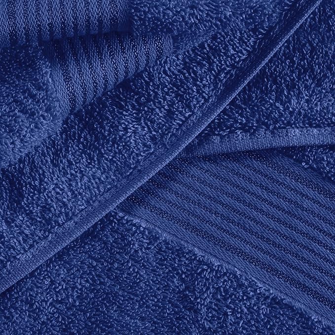 Belizzi Home 100% Cotton Towel Set, Contains 6 Soft Bath Towel, 6 Hand Towels - Image 2