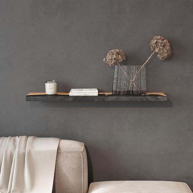 RWA Straight Edge Floating Shelf – Unique Wood Floating Shelf - Image 2