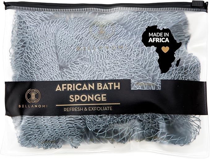 BELLANOMI African Exfoliating Net Sponge, Ethically sourced from Nigeria - Image 2