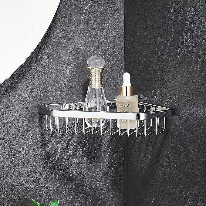 Corner Shower Caddy Basket, Shampoo Holder - Image 3