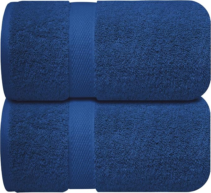 Infinitee Xclusives– Luxury Bath Sheets Towels – 2 Pack 600 GSM– 100% Ring Spun - Image 7