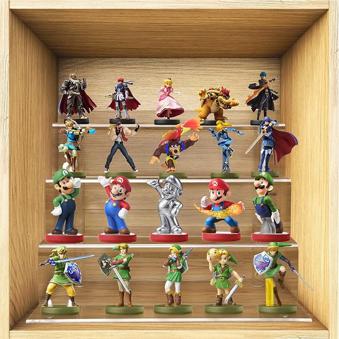 12 Inch Acrylic Shelf for Perfume Organizer in 2 Pack, 4 Tier Funko POP Shelves - Image 8