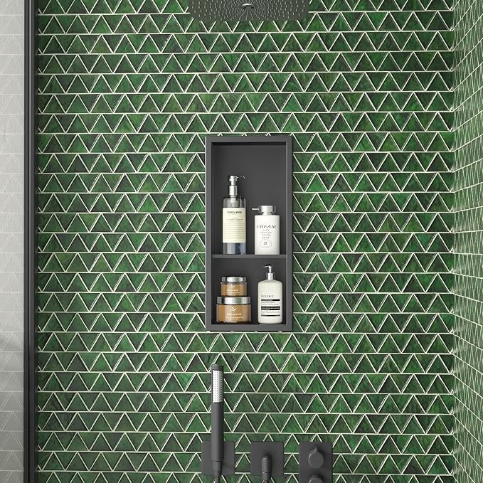 Stainless Steel Shower Niche 8"×18" - Image 2