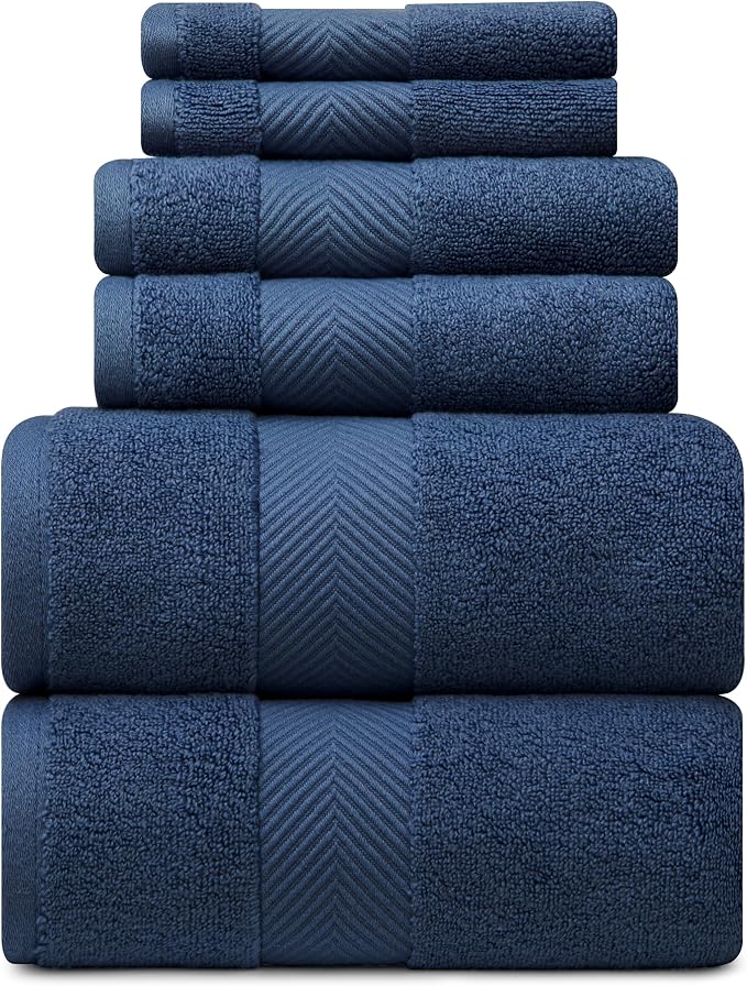 Ultra Soft & Plush Viscose from Bamboo Bath Towels by AlusaHome