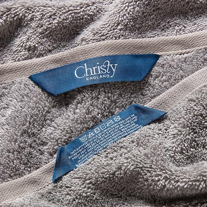 Christy Supreme Hygro 6 Piece Towel Set | Silver Grey | 100% Luxury Supima - Image 7