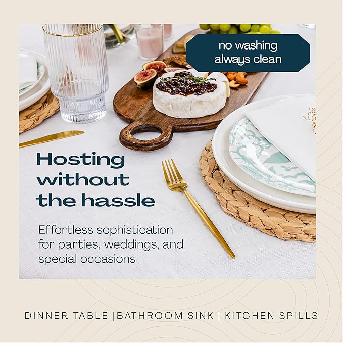Disposable Linen-Feel Guest Hand Towels - Image 6