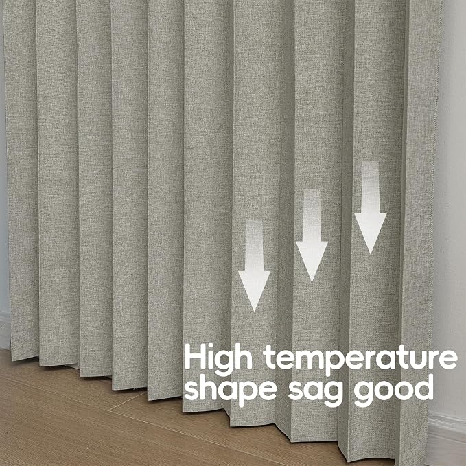 100% Blackout Fabric Folding Door Curtain - Image 7