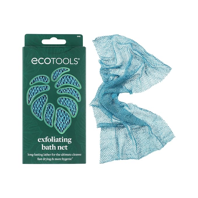 EcoTools Exfoliating Bath Net, Inspired by African Bath Net Sponge, Exfoliates by EcoTools