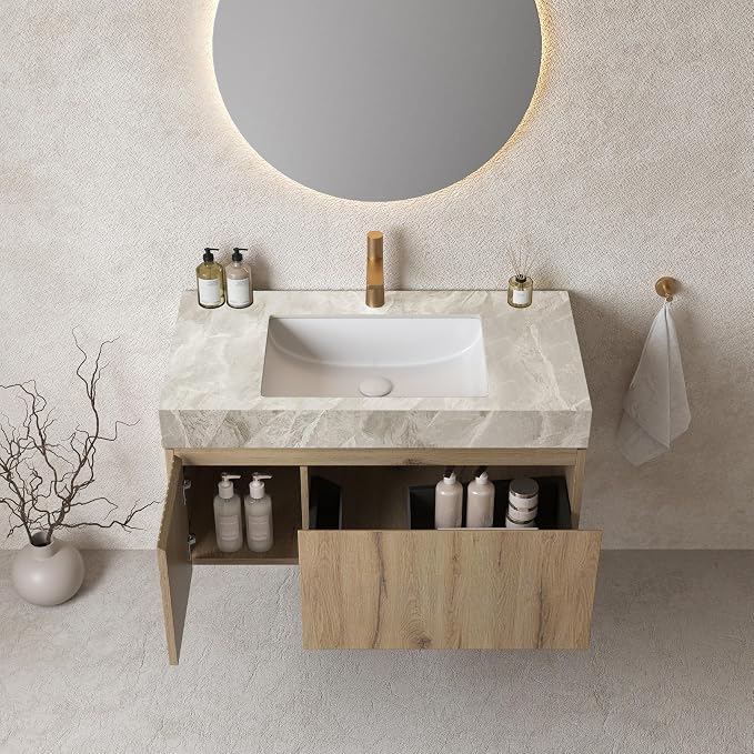 Ambrovina 36" Floating Bathroom Vanity - Image 5