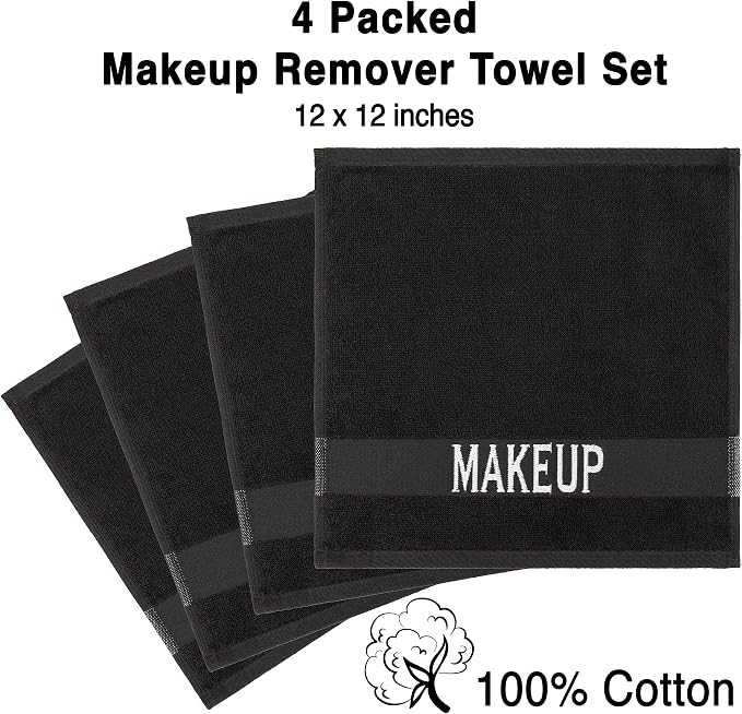 American Soft Linen, Makeup Remover Face Cloth, 100% Cotton Makeup Towels - Image 3