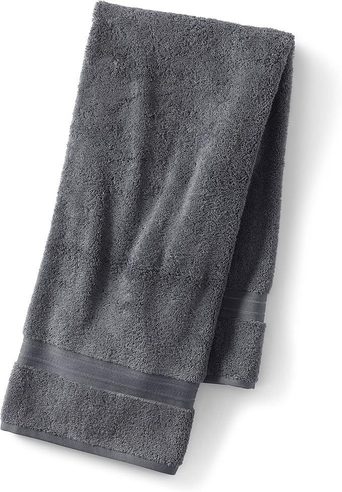 Lands' End Supima Towel Rich Steel Bath- Bath Sheet - Image 2
