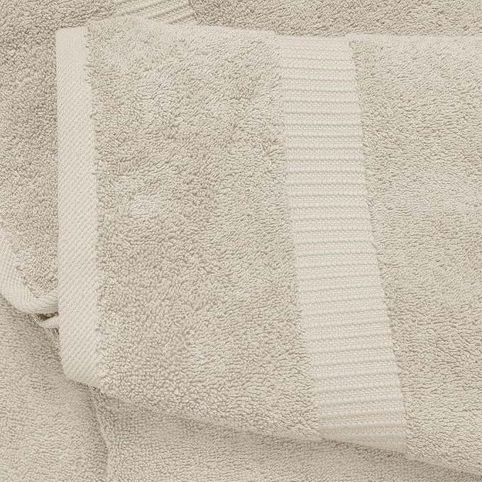 SALBAKOS 100% Turkish Cotton Extra Large Bath Sheet Set of 2 35x70 inch | - Image 4