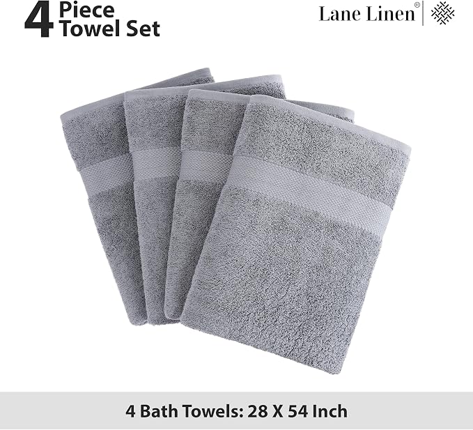 LANE LINEN 100% Ring Spun Cotton Towels - Image 5