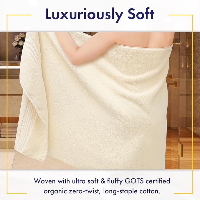 100% Organic Luxury Bath Sheets - Image 2
