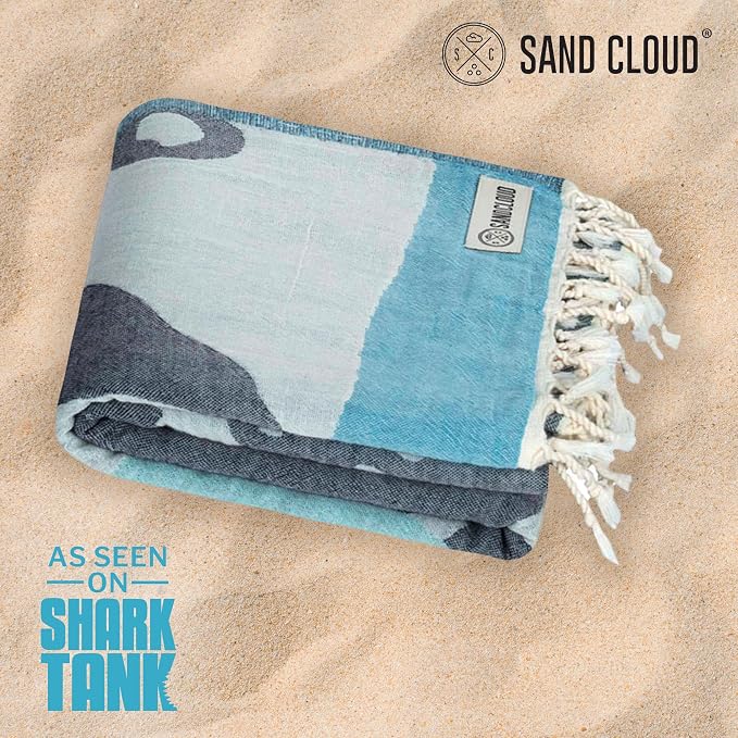Sand Cloud Oversized Turkish Beach Towel - Image 2