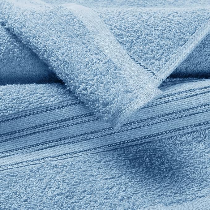 BOUTIQUO Ultra Soft Cotton 6 -Piece Hand Towel Set 16x24 Inch, Spa & General - Image 2