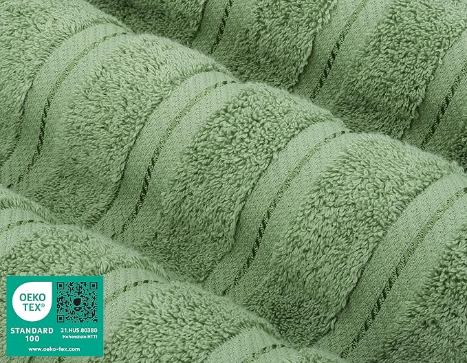 American Soft Linen Luxury 6 Piece Towel Set, 2 Bath Towels 2 Hand Towel 2 - Image 4
