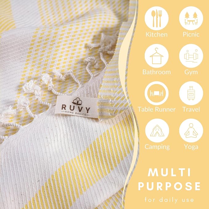 Ruvy Home Basics Turkish Hand Towels - Image 4